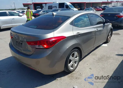 2013 Hyundai Elantra Gls z USA, uszkodzony, nr VIN 5NPDH4AE8DH381021